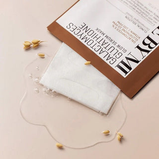 GALACTOMYCES GLUTATHIONE GLOW SERUM MASK - Masca Tip Servetel Cu Glutation Pentru Luminozitate - skinseen.ro