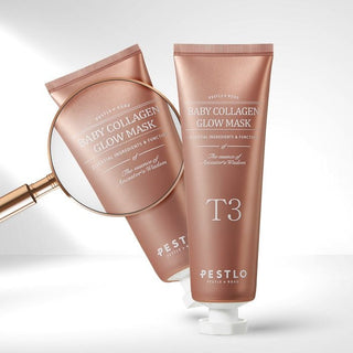 T3 BABY COLLAGEN GLOW MASK - Masca De Fata Peel Off Pentru Glow Instant - skinseen.ro