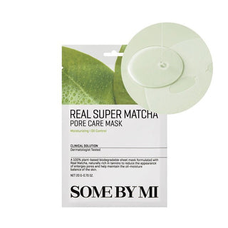 REAL SUPER MATCHA PORE CARE MASK - Masca Tip Servetel Pentru Diminuarea Porilor - skinseen.ro