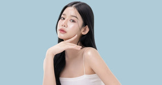 Femeie cu glass skin