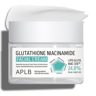 GLUTATHIONE NIACINAMIDE FACIAL CREAM - Crema Hidratanta Cu Glutation Si Niacinamida Pentru Uniformizarea Tonului Pielii - skinseen.ro