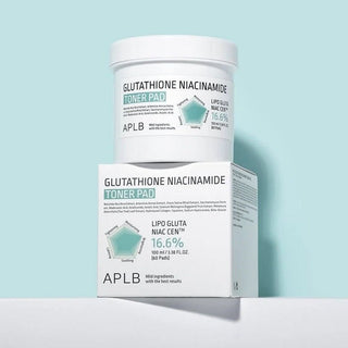 GLUTATHIONE NIACINAMIDE TONER PAD - Dischete Imbibate Cu Glutation Si Niacinamida Anti - Imbatranire - skinseen.ro