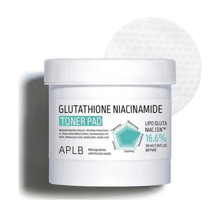 GLUTATHIONE NIACINAMIDE TONER PAD - Dischete Imbibate Cu Glutation Si Niacinamida Anti - Imbatranire - skinseen.ro