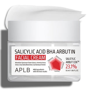 SALICYLIC ACID BHA ARBUTIN FACIAL CREAM - Crema Concentrata Pentru Tenul Predispus La Imperfectiuni - skinseen.ro