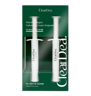 COLLAGEN VOLUMING CREAM AMPOULE - Set Doua Fiole Tratament Hibrid Pentru Hidratare Intensa, Elasticitate Si Volum