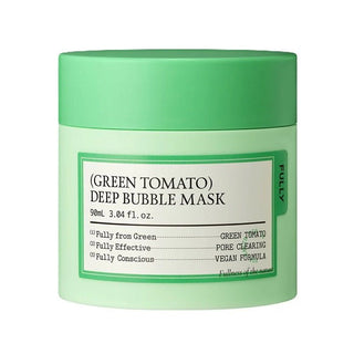 FULLY GREEN TOMATO DEEP BUBBLE MASK - Masca Tip Spuma Cu Efect De Curatare Profunda - skinseen.ro