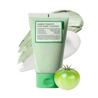 GREEN TOMATO CLAY MASK CLEANSER - Cleanser 2 - In - 1 Pentru Curatarea Profunda A Porilor - skinseen.ro