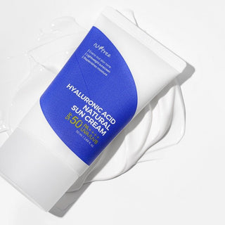 HYALURONIC ACID NATURAL SUN CREAM - Crema Minerala Pentru Protectie Solara 50+ Cu Acid Hialuronic - skinseen.ro