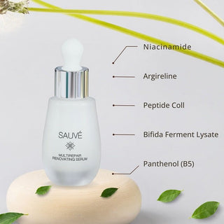 MULTIREPAIR RENOVATING SERUM - Ser Probiotic Cu Niacinamida, Peptide Si Colagen Vegetal