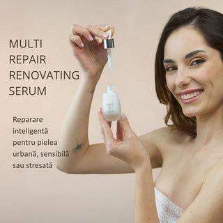 MULTIREPAIR RENOVATING SERUM - Ser Probiotic Cu Niacinamida, Peptide Si Colagen Vegetal