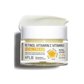 RETINOL VITAMIN C VITAMIN E FACIAL CREAM - Crema de Fata cu Retinol, Vitamina C si Vitamina E - skinseen.ro