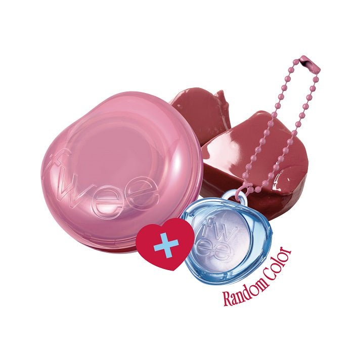 KEYRING LIP&CHEEK GLOWY JELLY POT JS01 ROSY GLAZE - Blush 2 In 1 Cu Br ...