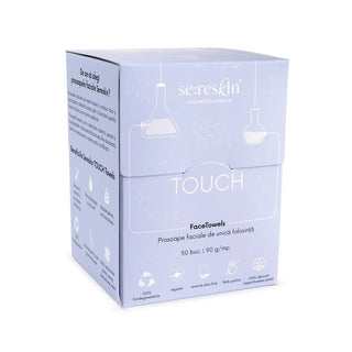 TOUCH FACE TOWELS - Prosoape faciale de unica folosinta (50 buc) - skinseen.ro