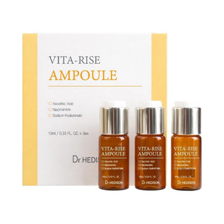HEDISON VITA-RISE AMPOULE – Fiola Cu Acid Ascorbic, Niacinamida Si Acid Hialuronic