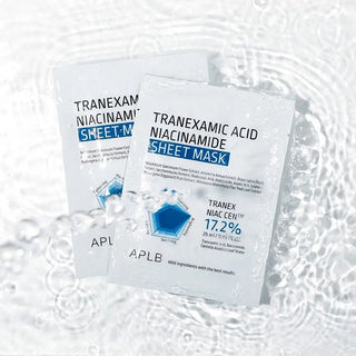 TRANEXAMIC ACID NIACINAMIDE SHEET MASK - Masca Tip Servetel Pentru Uniformizarea Tenului - skinseen.ro