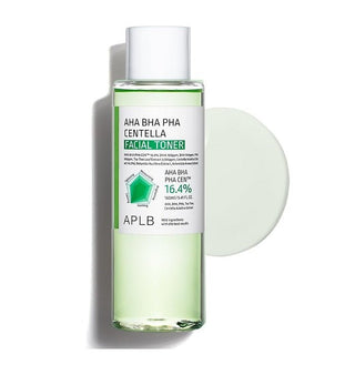 AHA BHA PHA CENTELLA FACIAL TONER - Toner Facial Pentru Exfoliere Blanda - skinseen.ro