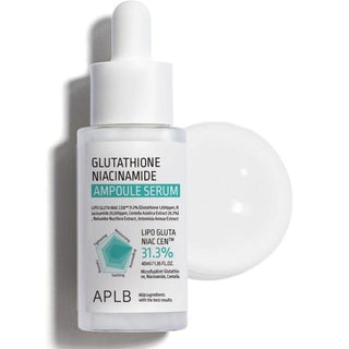 GLUTATHIONE NIACINAMIDE AMPOULE SERUM - Ser Iluminator Si Anti - Imbatranire Cu Glutation - skinseen.ro