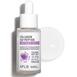 COLLAGEN EGF PEPTIDE AMPOULE SERUM - Ser Concentrat Pentru Hidratare, Regenerare Si Fermitate - skinseen.ro