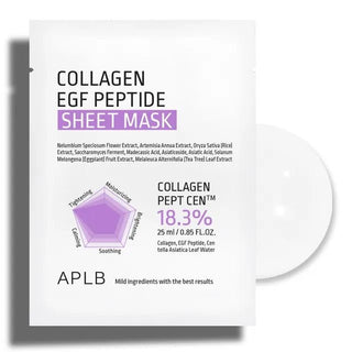 COLLAGEN EGF PEPTIDE SHEET MASK - Masca Tip Servetel Cu Colagen Si Peptide - skinseen.ro
