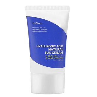 HYALURONIC ACID NATURAL SUN CREAM - Crema Minerala Pentru Protectie Solara 50+ Cu Acid Hialuronic - skinseen.ro
