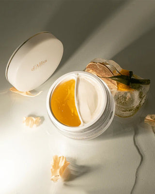 WHITE TRUFFLE DOUBLE SERUM & CREAM - Ser Si Crema 2 In 1 Pentru Hidratare Si Hranire Intensa - skinseen.ro