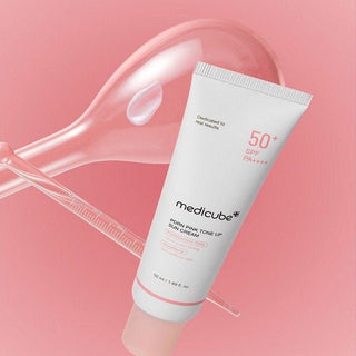 PDRN PINK TONE UP SUN CREAM - Crema De Protectie Solara Cu Efect Tone - Up Roz Si PDRN - skinseen.ro