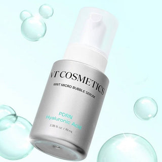 PDRN HYALURONIC ACID MINT MICRO BUBBLE SERUM - Ser Cu Textura Unica De Micro - Bule Cu PDRN Si Acid Hialuronic - skinseen.ro