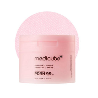 PDRN PINK COLLAGEN TONING GEL TONER PAD