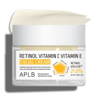 RETINOL VITAMIN C VITAMIN E FACIAL CREAM - Crema de Fata cu Retinol, Vitamina C si Vitamina E
