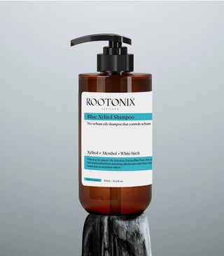 BLUE XYLITOL SHAMPOO - Sampon Delicat Special Formulat Pentru Scalpul Gras - skinseen.ro