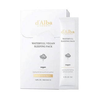 WATERFULL VEGAN SLEEPING PACK - Masca De Noapte Vegana Pentru Hidratare Intensa Si Revitalizare - skinseen.ro